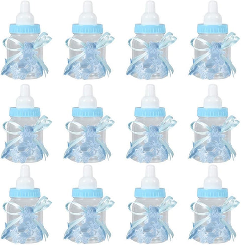 Zerone Mini Baby Bottles for Party Decorations, 12 Pack, Birthday Party Supplies for