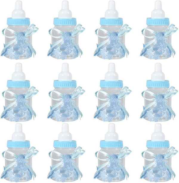 Zerone Mini Baby Bottles for Party Decorations, 12 Pack, Birthday Party Supplies for