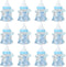 Zerone Mini Baby Bottles for Party Decorations, 12 Pack, Birthday Party Supplies for