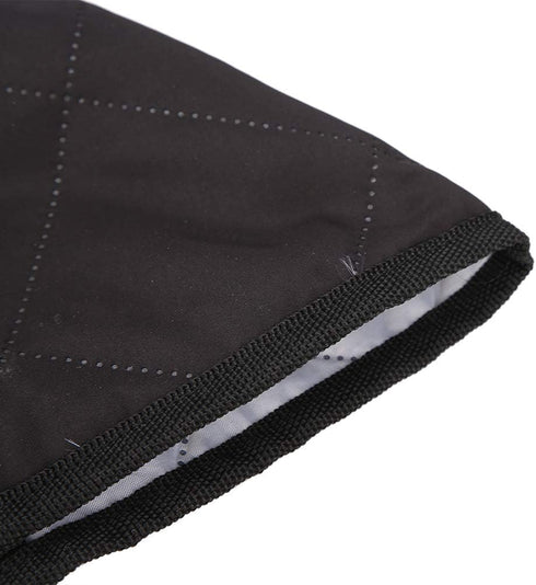 Soft Cotton Coffee Machine Dust Cover, Washable Black Cover for Home Office, 12.6 X 12.2 X 14.2 inch
