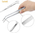 LEEFONE Kitchen Tweezers Set, 2 PCS 12 Inch Stainless Steel Food Tweezers with Precision Serrated Tips for Cooking &
