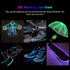 Searik EL Wire Fluorescent Green Lights - 16.4ft/5m Portable Glowing Rope Lights for Halloween Decor