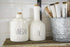 Stacked Oil and Vinegar Decanter Set - White