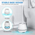 Set Toilet Brush and Holder, Toilet Bowl Brush with Ventilated Holder and Ergonomic Long Handle, Durable Bristles
