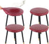 Sigmat Round Stool Covers, Stretch Waterproof 15"-20" Bar Stool Seat Cover Round