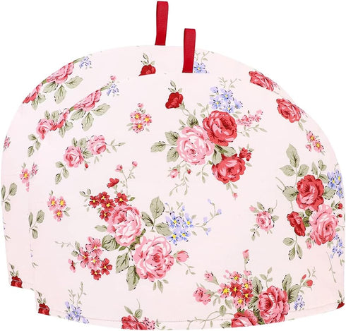 LUOZZY 2pcs Cotton Tea Cozy Pot Cover, Insulated Kettle Cover, 35 * 25cm - Pink