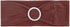 Tvoip 10PCS Chair Cover Stretch Band with Buckle Slider Sashes, Bow Wedding Banquet Chair Decoration (Dark Brown)