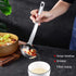 Stainless Steel 12 Inch Oil Separator Soup Ladle, Gravy Skimmer Spoon, Hot Pot Grease Strainer for Kitchen Cooking