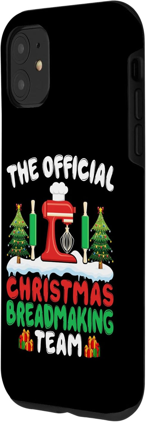 iPhone 11 Xmas Breadmaking Team - Funny Breadmaker Christmas Case