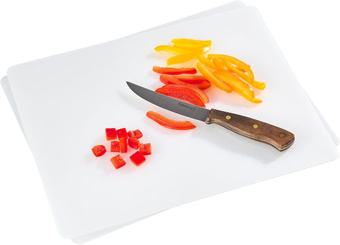 Disposable Cutting Board Sheets - 11"x14" Flexible Plastic Mats (8 Pack)