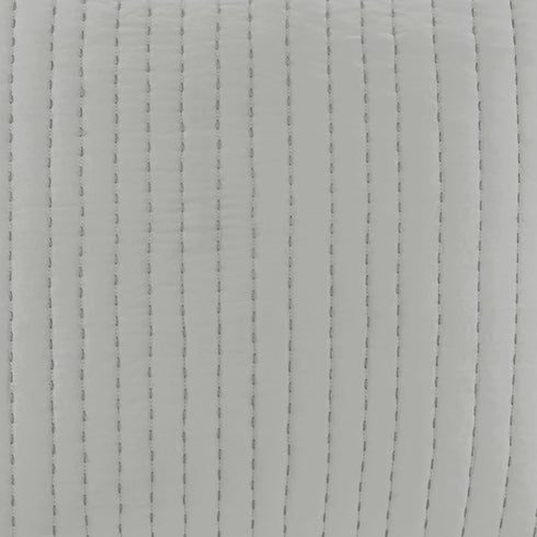 INK+IVY Euro Sham Pillow, Quilted Grey, 26"x26"