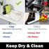 EMMTEEY Coffee Mat Dish Drying Mat for Kitchen Counter, 24"x16" Marble Coffee Maker Mats, Absorbent Rubber Backed