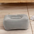 1 Inflatable Travel Foot Rest Pillow, Head Pad, Soft Flocking Pillow, Flights Relax Cushion Ottomans Leg Up with Air