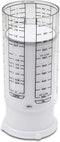 KitchenArt Adjust-A-Cup, 2 Cup, Plastic, White