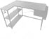 Adjustable Hook for L Shaped Gaming Desk, Under Desk Hook Holder