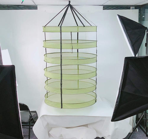 3 36 Inch HORTIPOTS Herb Drying Rack ft Hanging Dry Net for Curing Hydroponic Herb Vegetable Fruit Flower