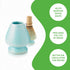 Aiya Traditional Japanese Matcha Whisk Holder, Pyramid Design for Bamboo Chasen, Blue