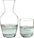 26 oz Lily's Home Water Carafe, With Glass Cup as Lid, Bedside Water Carafe for Bedroom, Bathroom, or Kitchen, Ideal