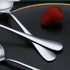 Berglander 12 Soup Spoons Set, 7.5" Stainless Steel Round Silverware, Sturdy Easy To Clean Table Spoon Set, Dishwasher
