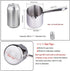 IMEEA Butter Warmer Turkish Coffee Pot - Mini Saucepan with Spout, 18/10 Tri-Ply Stainless Steel (10oz/300ml)