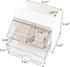 2 Pack Bandage Storage Organizer for Wall, Plastic Medical Supplies Container for Home Medicine Cabinet, Elastic