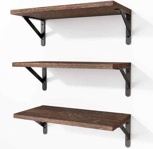 Fixwal Wall Shelves Floating Shelves for Wall Bedroom Bathroom Living Room Kitchen