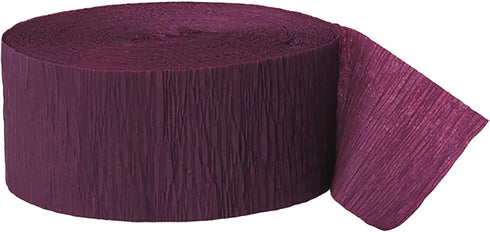 Pretty Purple Crepe Streamer - 81 ft (1 Count) - Vibrant Party Decoration
