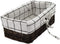 Rectangular Wicker Storage Basket, Natural Decorative Arts and Crafts (Dark Brown)