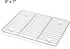 Aspire Cooling Rack 2 Pack | 9" x 7" Stainless Steel Baking Racks for Cooking, Baking, Roasting, Grilling