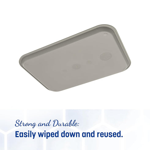 Carlisle FoodService Products CT121623 Café Standard Tray, 12" x 16", Gray