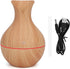 High Capacity Cool Mist Humidifier, for Bedroom, Baby Room, Living Room (Light Wooden Grain)