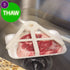 Blue Thaws Frozen Meat 7X Faster & 100% Safer, Thaws in Minutes Instead of Hours
