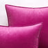 MIULEE Pack of 2 Soft Hot Pink Decorative Velvet Throw Pillow Covers, 18x18 Inch for Sofa, Bedroom