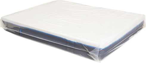 Full Mattress Bag for Moving and Storage - Heavy Duty 5 Mil Mattress Cover, Reusable and Tearproof Storage Bags