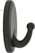 HIGH & MIGHTY Decorative Metal Hook, Easy Tool-Free Dry Wall Installation, Oval, Holds up to 25lb, Bronze