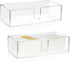Mumufy 2 Pcs Paper Napkins Holder Fold Paper Towel Dispenser Height 2.75