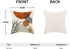 Boho Mid Century Pillow Covers 18x18 Set of 2, Orange Gold Geometric Aesthetic Cushion Cover for Living Room Decor