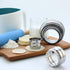 Fluted Cookie Cutters Set of 6 Pieces, Round Biscuit Cutters, Double Sided Stainless Steel