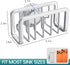 TAILI Sponge Holder for Kitchen Sink with Strong Suction Cup, Rustproof Aluminum Sink Caddy for Sponges, Removable