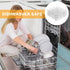 Square Air Fryer Rack, 3 Layer Stainless Steel Stackable Dehydrator Rack with Anti-Scalding Clip, Air Fryer Accessories