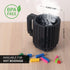 Build-on Brick Coffee Mug, Funny DIY Novelty Cup with Building Blocks for Kids, Men, Women, Xmas Birthday (Cool Black)