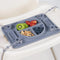 starturflyu Strong Suction Baby Placemat, Silicone Toddler Plate with 4 Toy Straps &