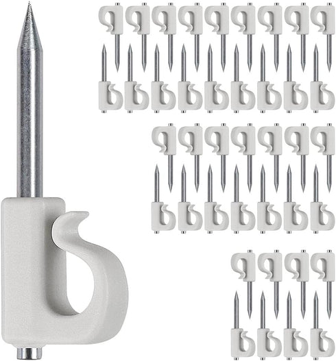SELEWARE Q-Hanger Hooks for Outdoor String Lights, Home Christmas Lights Hanger Hooks