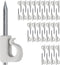 SELEWARE Q-Hanger Hooks for Outdoor String Lights, Home Christmas Lights Hanger Hooks