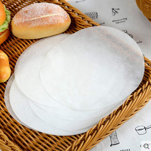 Parchment Paper Rounds, Set of 200 Non Stick 8 Inch Baking Circles for Cake Pan, Springform Pan, Tortilla Press