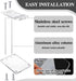 Acrylic Headphone Stand, Clear Gaming Headset Holder for Desktop Display Office Accessories with Metal Hardware
