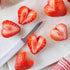 Strawberry Huller Stem Remover and Slicer Set, Stainless Steel Blade Kitchen Tools for Potatoes Pineapples Carrots