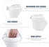 Microwave Rice Cooker Rice Steamer: Round Microwave Food Container for Rice, Chicken, Pasta Cooking