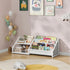 2 4-Tier TCW16WB CHOEZON Kids Bookshelf, Book Shelf for Kids Rooms, Toddler Bookshelf with Open Shelves and Sling Rack