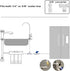 Frizzlife IMC-1 Ice Maker Fridge Water Line Installation Kit for 1/4” & 3/8” Connect Water Filtration System